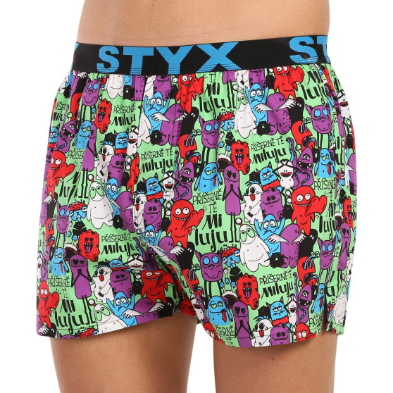 3PACK short hombre Styx art sports goma multicolor (3B15245)