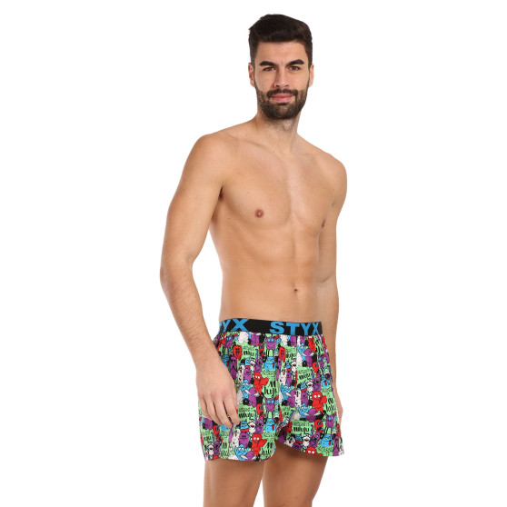 3PACK short hombre Styx art sports goma multicolor (3B15245)