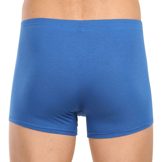 3PACK Boxers para hombre Styx goma clásica azul (3Q1167)