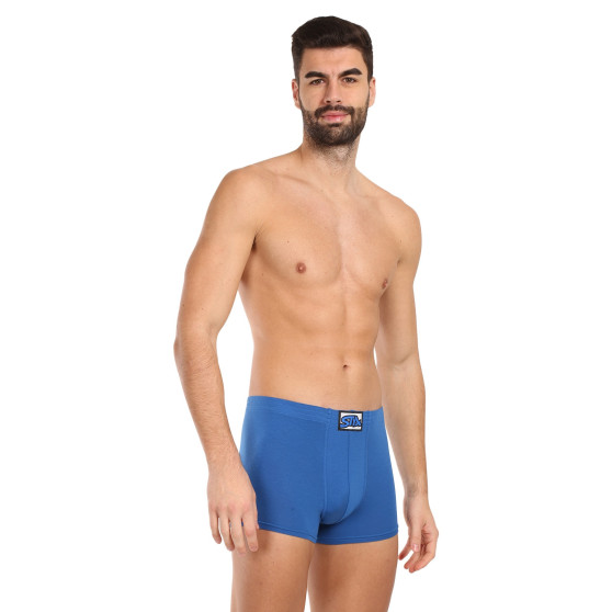 3PACK Boxers para hombre Styx goma clásica azul (3Q1167)