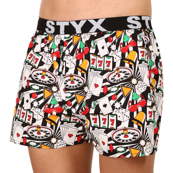 3PACK short hombre Styx art sports goma multicolor (3B11830)