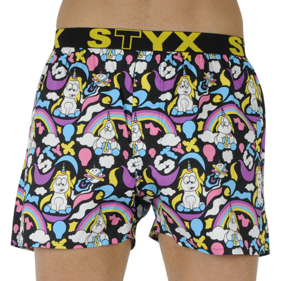 3PACK short hombre Styx art sports goma multicolor (3B11830)