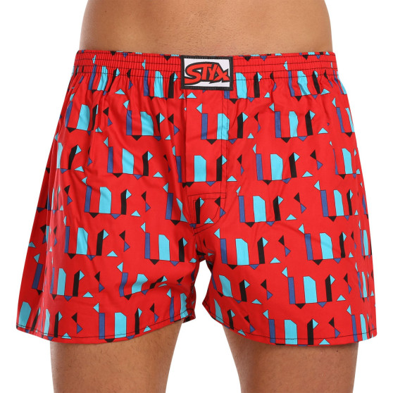 3PACK short hombre Styx art goma clásica sobredimensionado multicolor (3E16390)