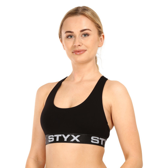 3PACK sujetador de mujer Styx sport multicolor (3IP09018)