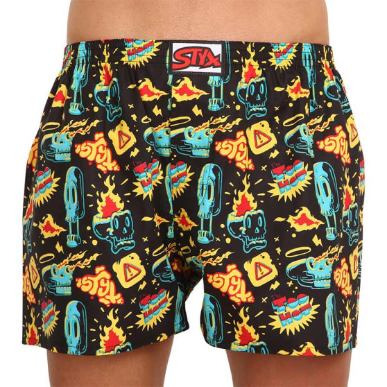 3PACK short hombre Styx art classic goma multicolor (3A14879)