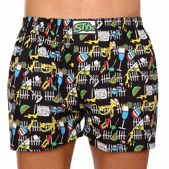 3PACK short hombre Styx art classic goma multicolor (3A12123)