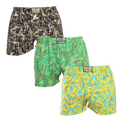 3PACK short hombre Styx art classic goma multicolor (3A11635)