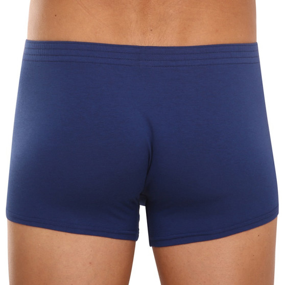 3PACK Boxers para hombre Styx goma clásica azul oscuro (3Q0968)