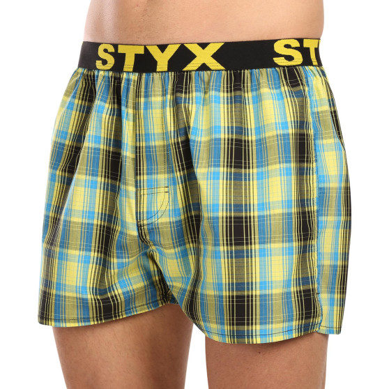 Calzones de hombre Styx elástico deportivo multicolor (B1021)