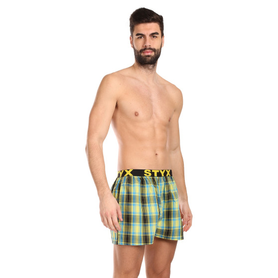 Calzones de hombre Styx elástico deportivo multicolor (B1021)