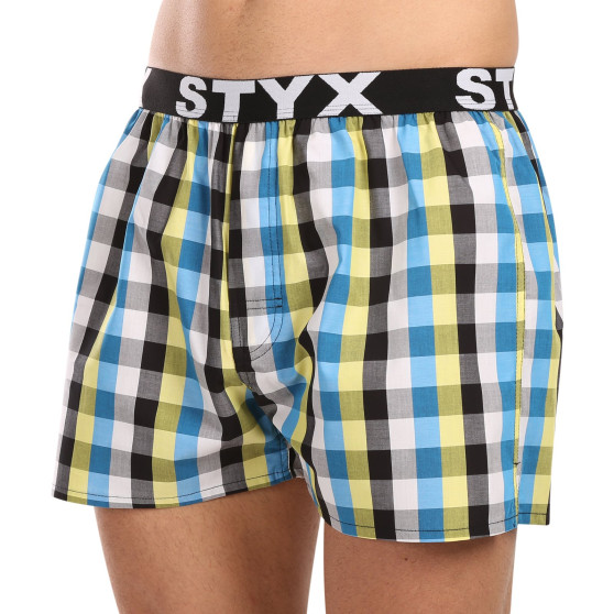 Calzones de hombre Styx elástico deportivo multicolor (B1025)