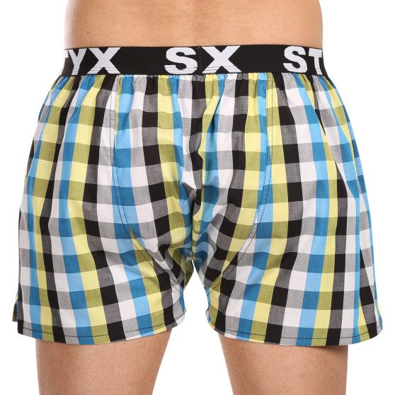 Calzones de hombre Styx elástico deportivo multicolor (B1025)