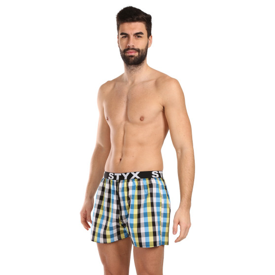 Calzones de hombre Styx elástico deportivo multicolor (B1025)