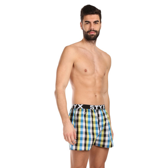 Calzones de hombre Styx elástico deportivo multicolor (B1025)