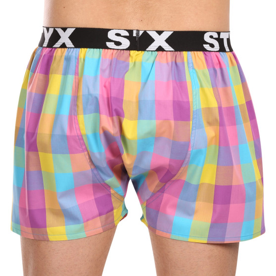 Calzones de hombre Styx elástico deportivo multicolor (B1028)