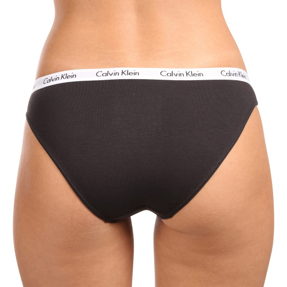 3PACK bragas de mujer Calvin Klein negro (QD3588E-001)