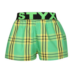 Pantalón corto para niños Styx elástico deportivo multicolor (BJ1011)