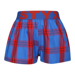 Pantalón corto para niños Styx elástico deportivo multicolor (BJ1016)