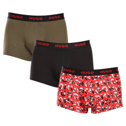 3PACK Boxers para hombre HUGO multicolor (50480170 306)