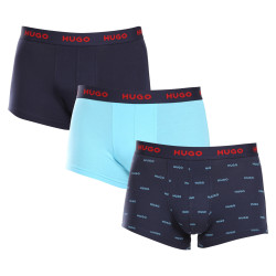 3PACK Boxers para hombre HUGO multicolor (50480170 440)