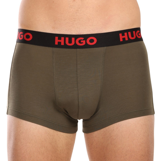 3PACK Boxers para hombre HUGO multicolor (50496723 308)