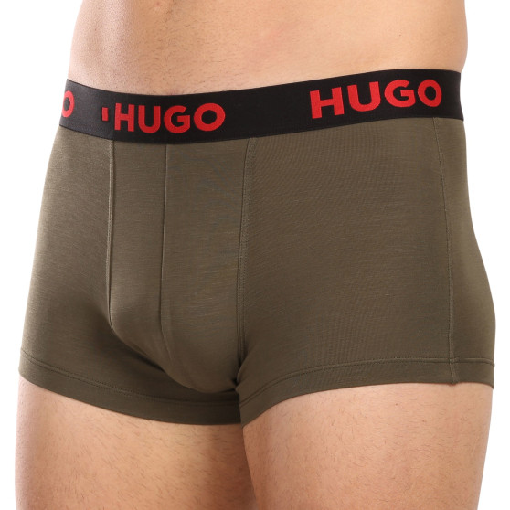 3PACK Boxers para hombre HUGO multicolor (50496723 308)