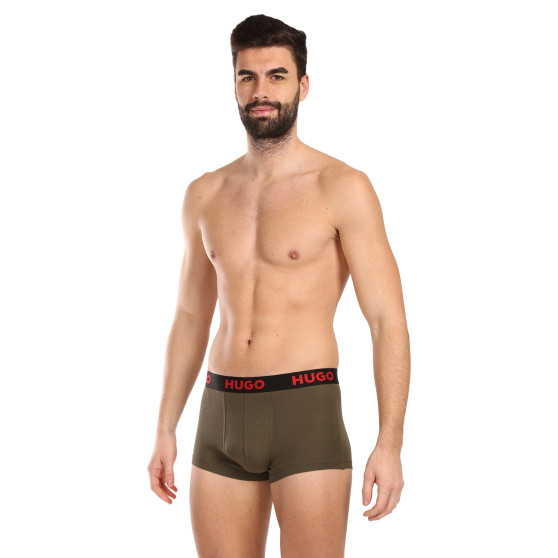 3PACK Boxers para hombre HUGO multicolor (50496723 308)