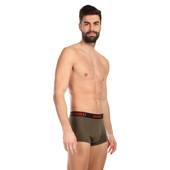 3PACK Boxers para hombre HUGO multicolor (50496723 308)