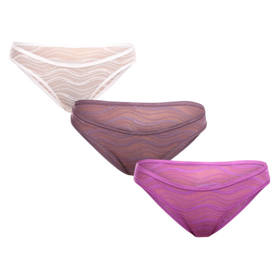 3PACK bragas de mujer Calvin Klein multicolor (QD5203E-NOW)