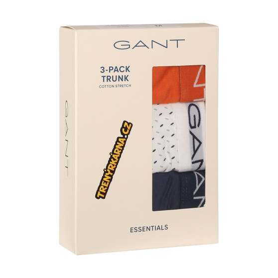 3PACK Boxers para hombre Gant multicolor (902343013-110)