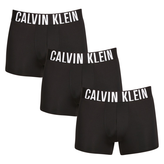 3PACK Boxers para hombre Calvin Klein negro (NB3775A-UB1)