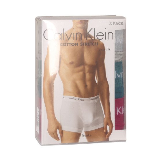 3PACK Boxers para hombre Calvin Klein multicolor (U2662G-MXA)