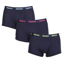 3PACK Boxers para hombre HUGO multicolor (50469766 414)