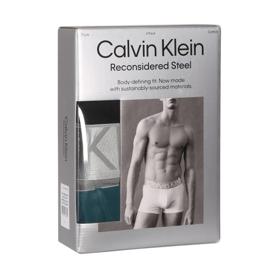 3PACK Boxers para hombre Calvin Klein multicolor (NB3130A-NA9)