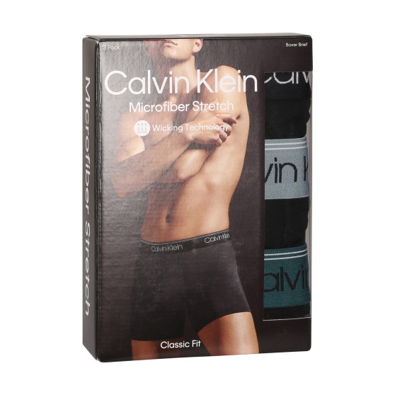 3PACK Boxers para hombre Calvin Klein negro (NB2570A-N2L)