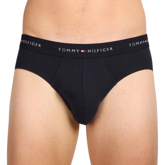 3PACK calzoncillos para hombre Tommy Hilfiger azul oscuro (UM0UM02904 0XN)