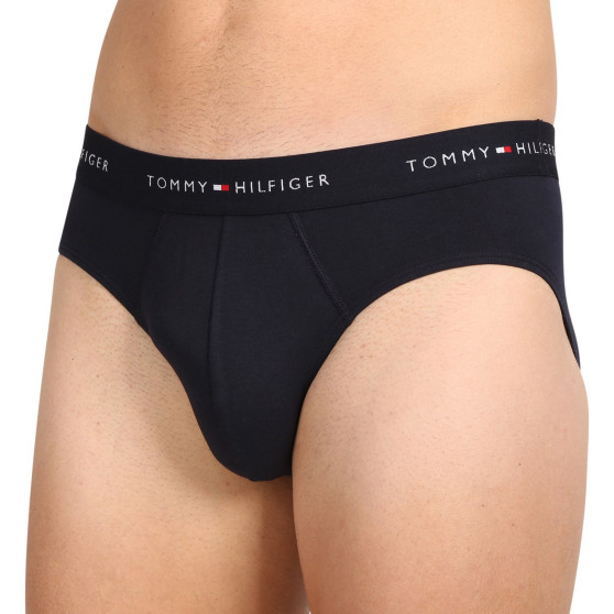 3PACK calzoncillos para hombre Tommy Hilfiger azul oscuro (UM0UM02904 0XN)