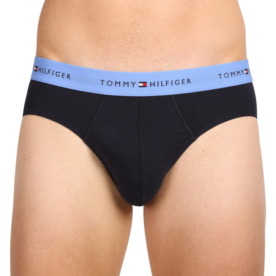 3PACK calzoncillos para hombre Tommy Hilfiger azul oscuro (UM0UM02904 0XN)