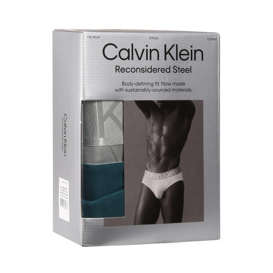 3PACK calzoncillos para hombre Calvin Klein multicolor (NB3129A-NA9)