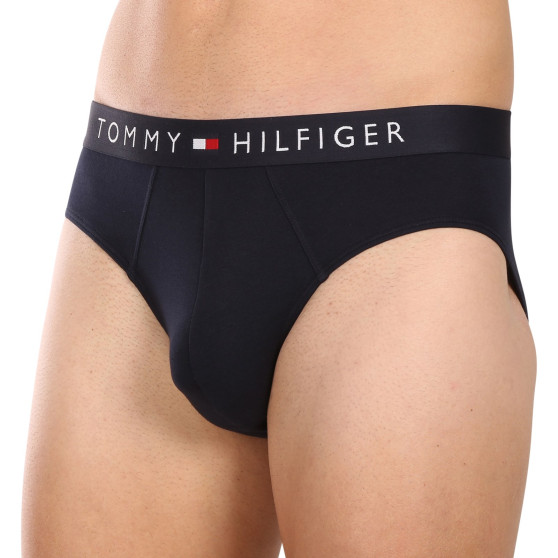 3PACK calzoncillos para hombre Tommy Hilfiger azul (UM0UM03182 0SY)