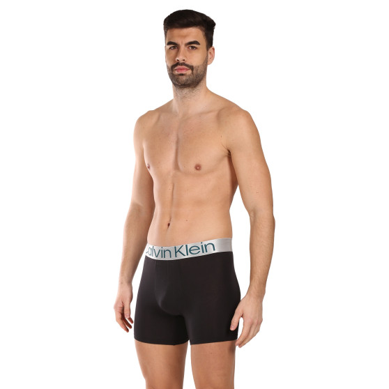 3PACK Boxers para hombre Calvin Klein negro (NB3131A-NC4)