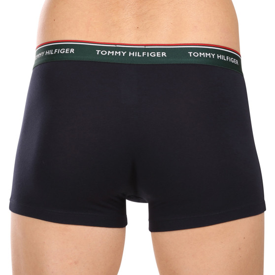 3PACK Boxers para hombre Tommy Hilfiger azul oscuro (UM0UM01642 0XW)