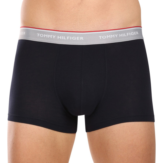 3PACK Boxers para hombre Tommy Hilfiger azul oscuro (UM0UM01642 0XW)