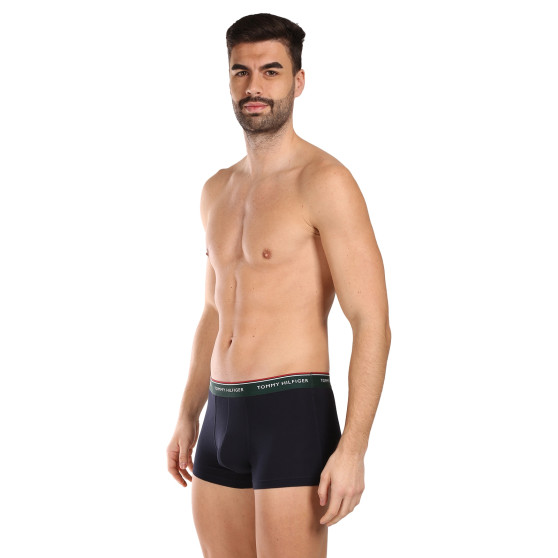 3PACK Boxers para hombre Tommy Hilfiger azul oscuro (UM0UM01642 0XW)