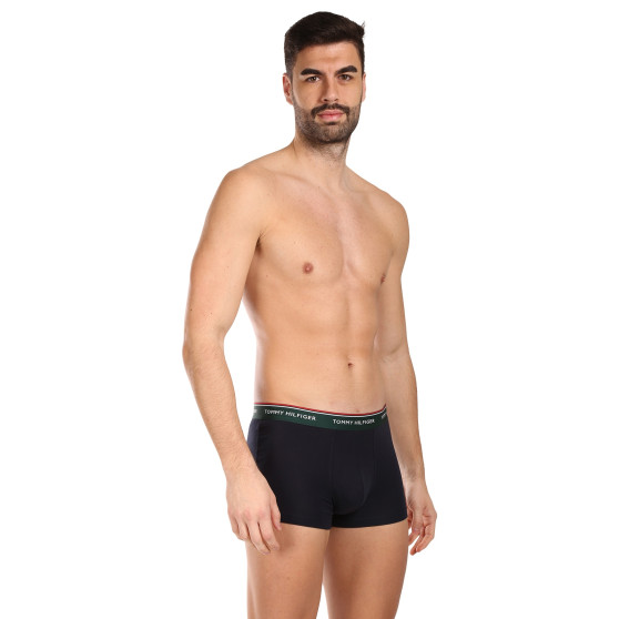 3PACK Boxers para hombre Tommy Hilfiger azul oscuro (UM0UM01642 0XW)