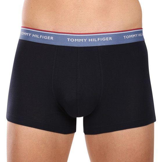 3PACK Boxers para hombre Tommy Hilfiger azul oscuro (UM0UM01642 0XX)