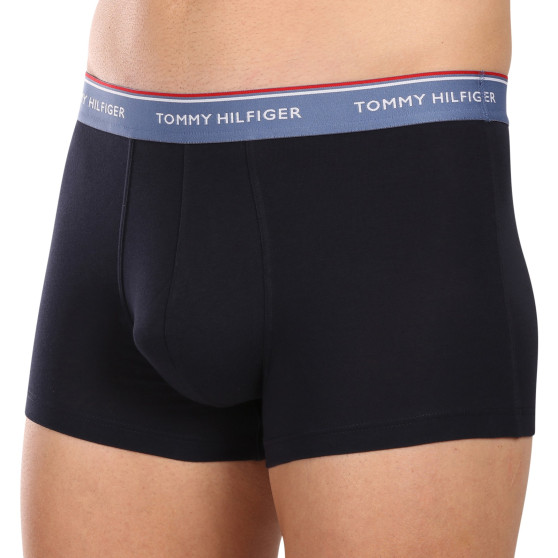 3PACK Boxers para hombre Tommy Hilfiger azul oscuro (UM0UM01642 0XX)