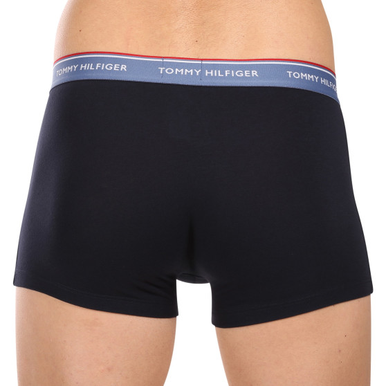 3PACK Boxers para hombre Tommy Hilfiger azul oscuro (UM0UM01642 0XX)