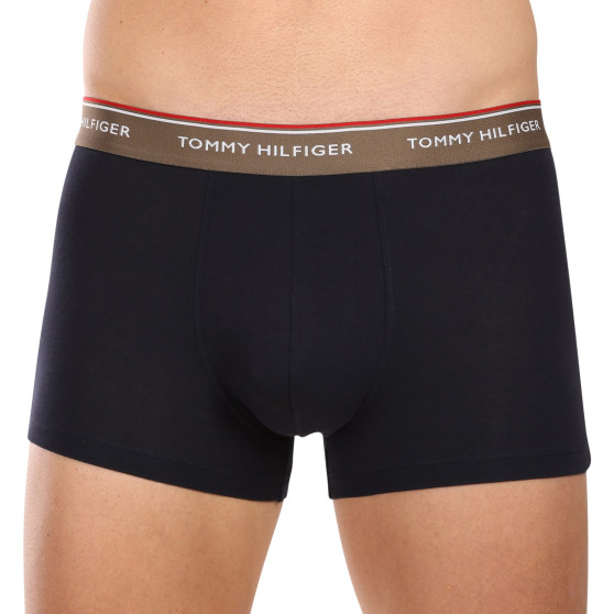 3PACK Boxers para hombre Tommy Hilfiger azul oscuro (UM0UM01642 0XX)