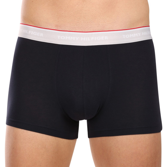 3PACK Boxers para hombre Tommy Hilfiger azul oscuro (UM0UM01642 0XX)